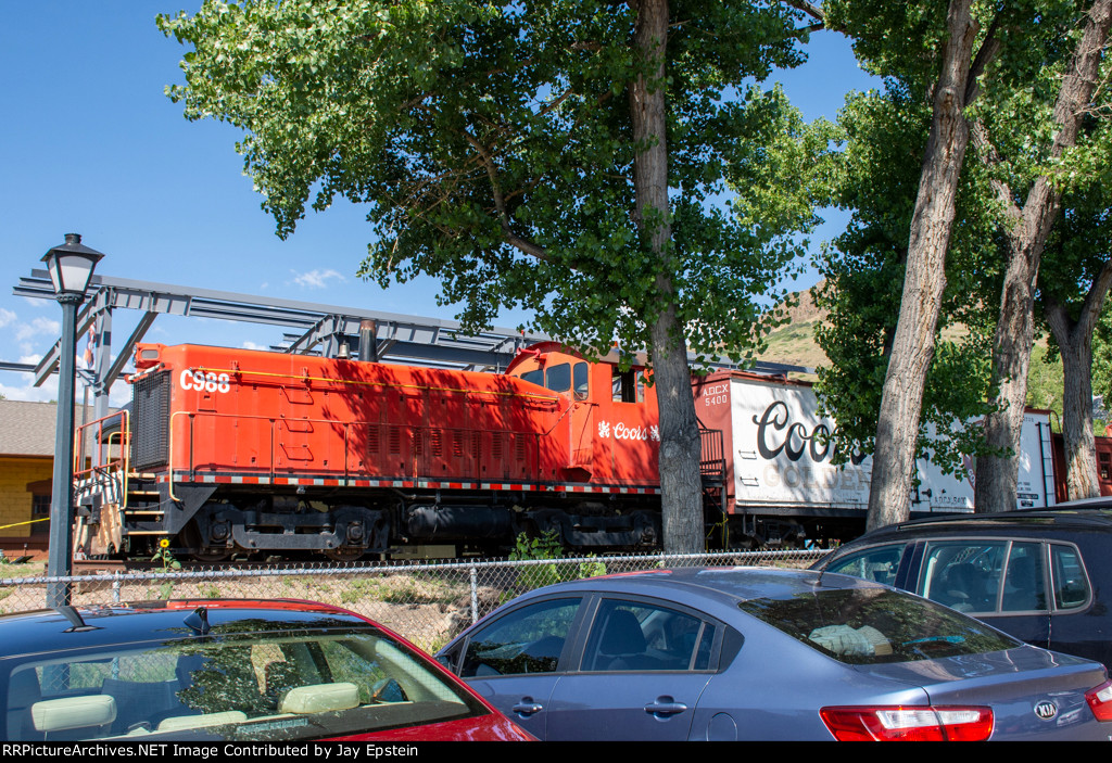 Coors display at the Colorado Railroad Museum 